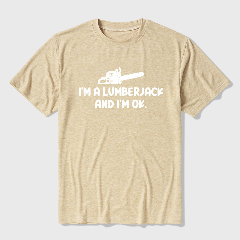 I'm A Lumberjack And I'm OK Ultra Soft Heather Tees