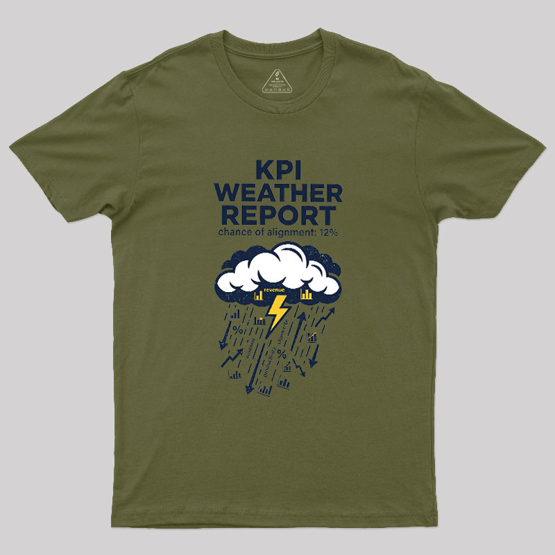 KPI Weather Report Geek T-Shirt