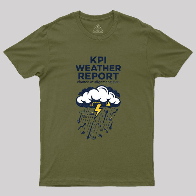 KPI Weather Report Geek T-Shirt