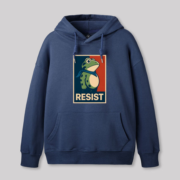Frog Protest Geek Hoodie