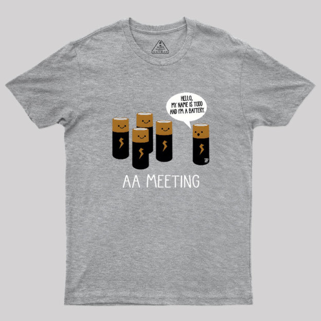 AA MEETING Geek T-Shirt