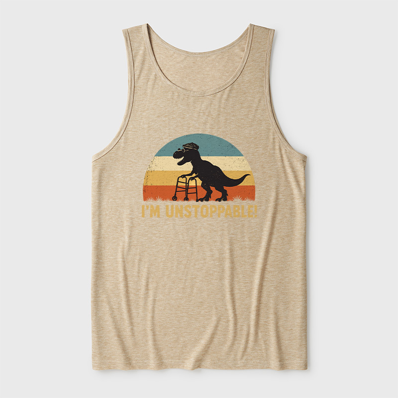 I'm Unstoppable Ultra Soft Heather Tank