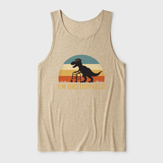 I'm Unstoppable Ultra Soft Heather Tank