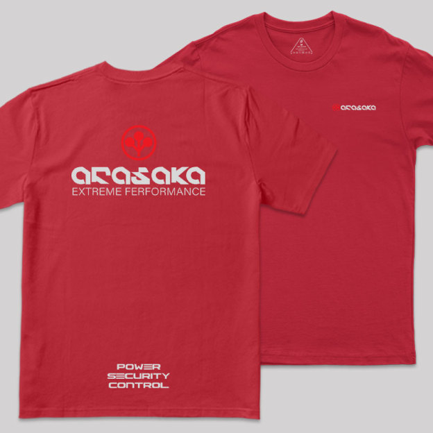 Arasaka Front and Back Printing Geek T-Shirt