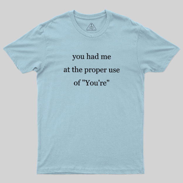 Grammar Lover Geek T-Shirt