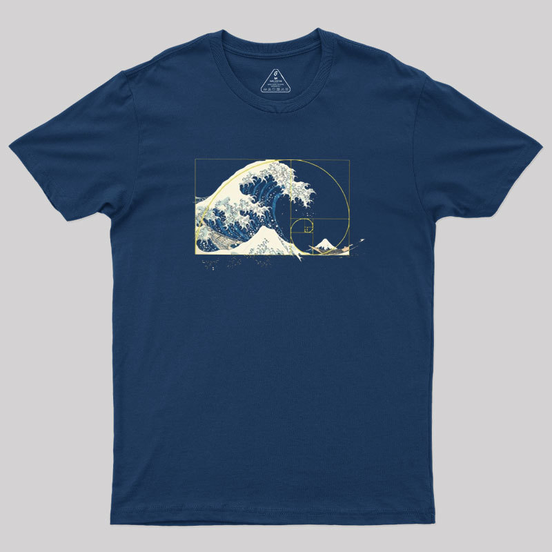 Golden Ratio Wave Geek T-Shirt