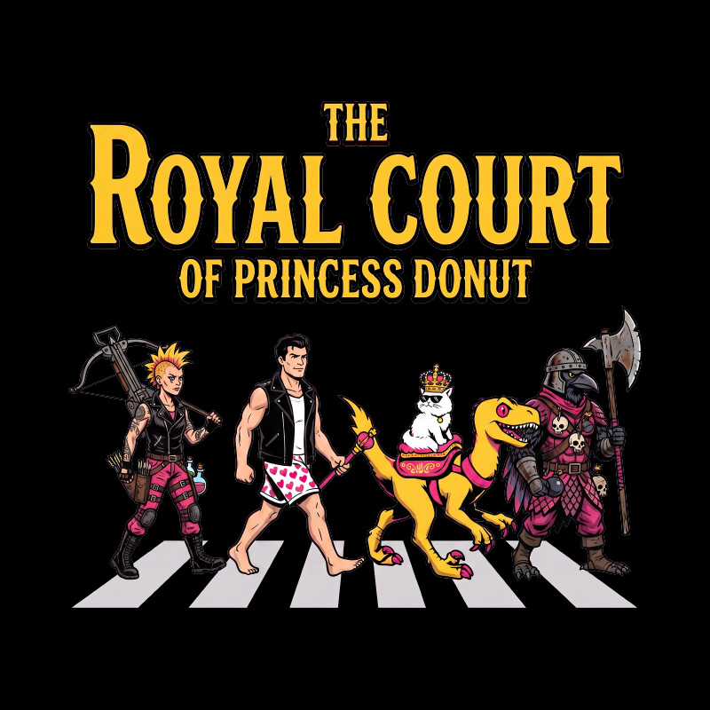 Princess Donut's Abbey Road Parade Geek T-Shirt