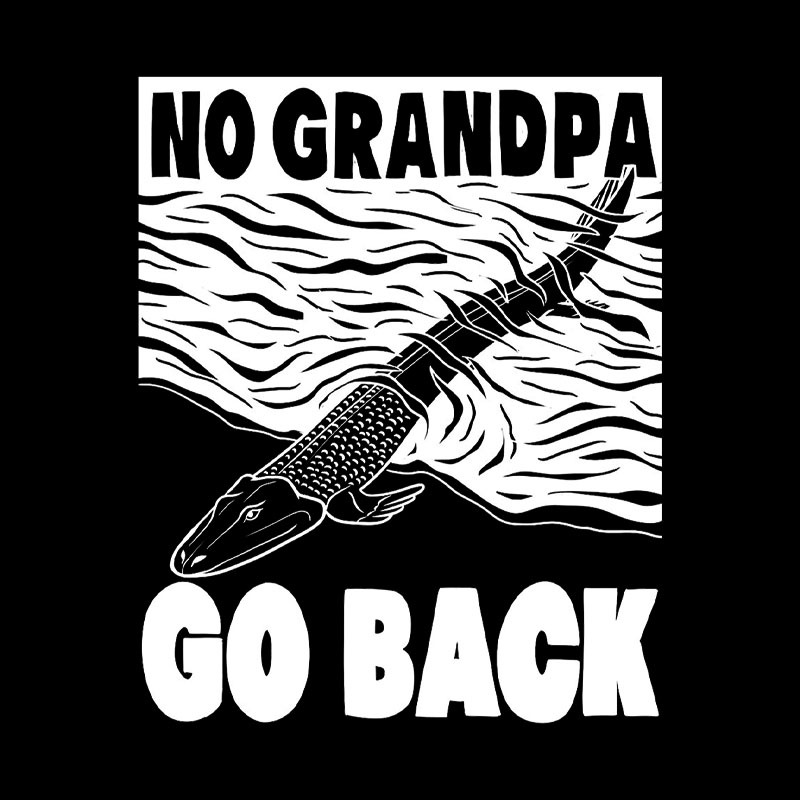 Grandpa Tiktaalik Geek T-Shirt