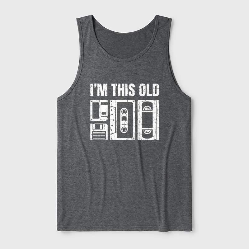 I'm This Old Vintage Ultra Soft Heather Tank