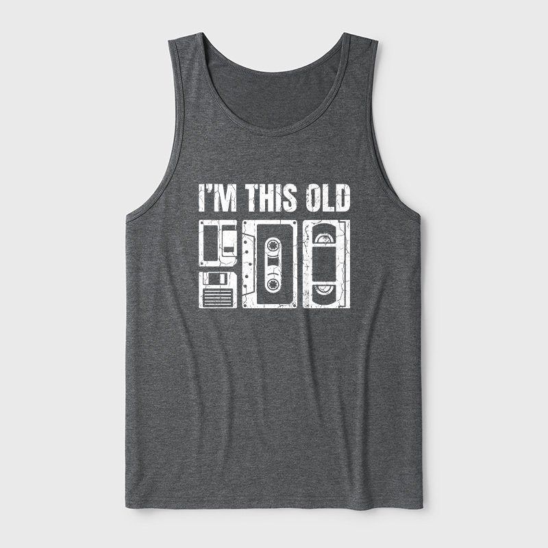 I'm This Old Vintage Ultra Soft Heather Tank