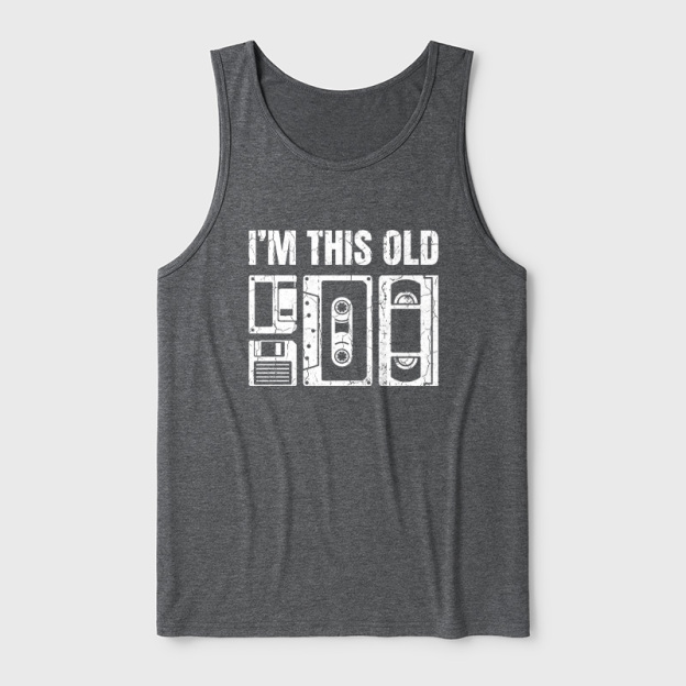 I'm This Old Vintage Ultra Soft Heather Tank