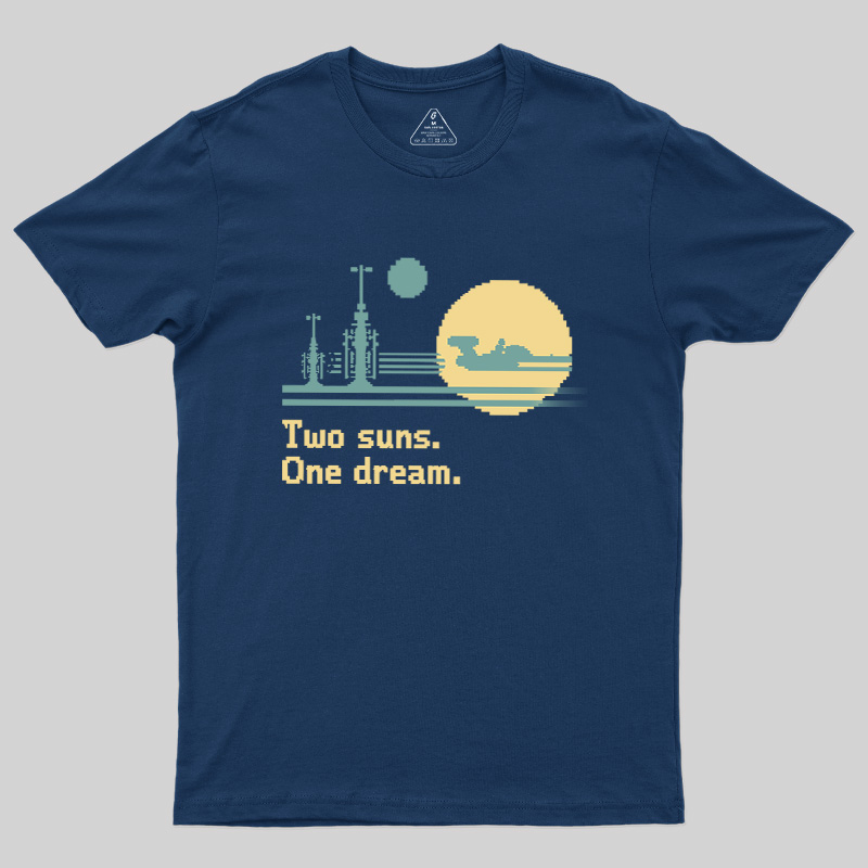Two Suns One Dream Geek T-Shirt