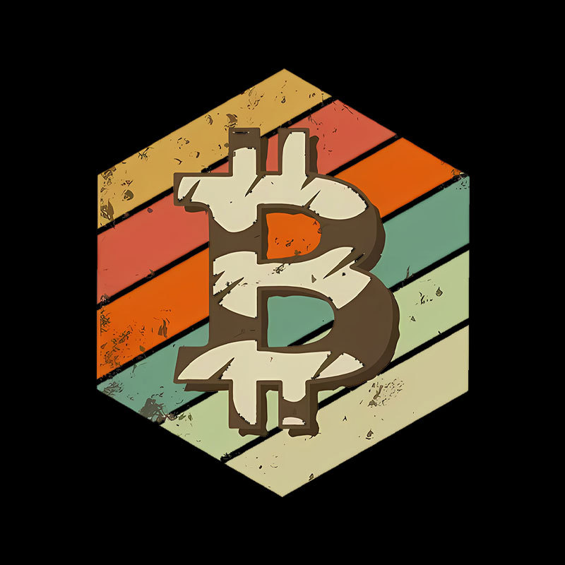 Retro Bitcoin Geek T-Shirt