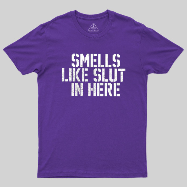 Offensive Smells Like Slut In Here Geek T-Shirt