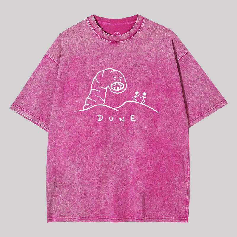 Run from the Worm Geek Washed T-shirt