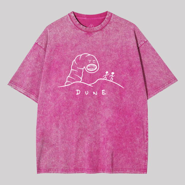 Run from the Worm Geek Washed T-shirt