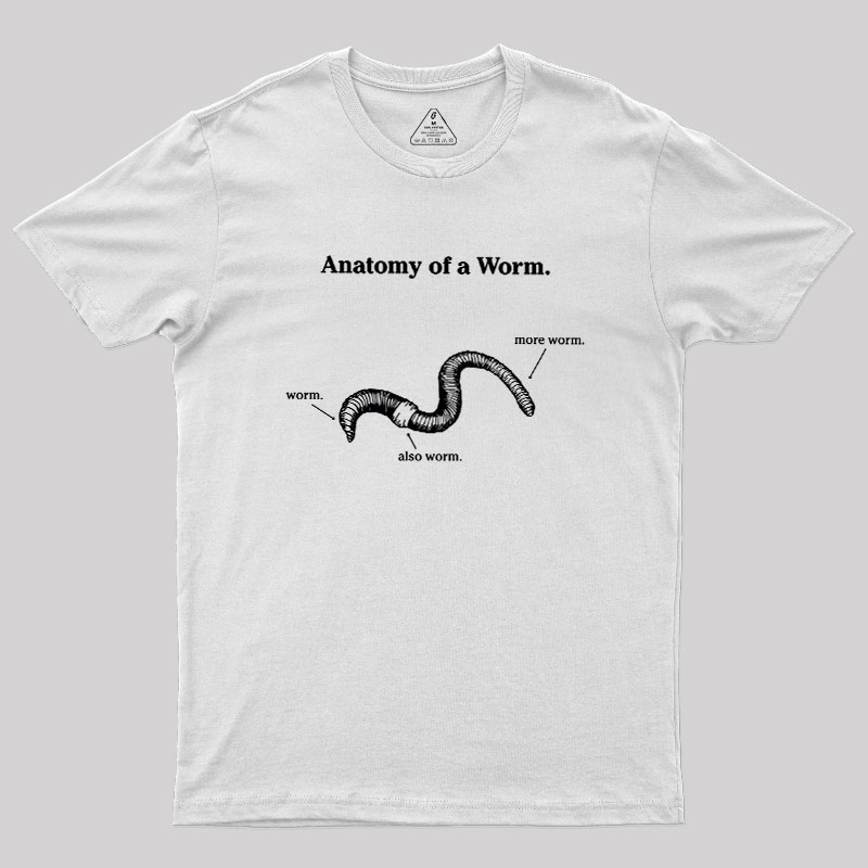 Anatomy Of A Worm Geek T-Shirt