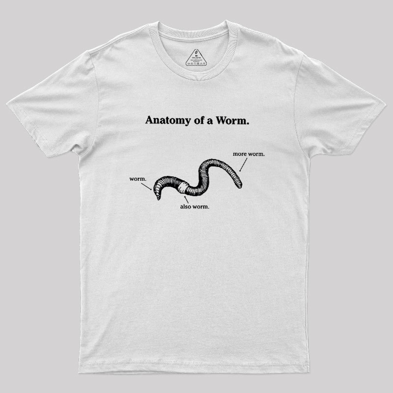 Anatomy Of A Worm Geek T-Shirt