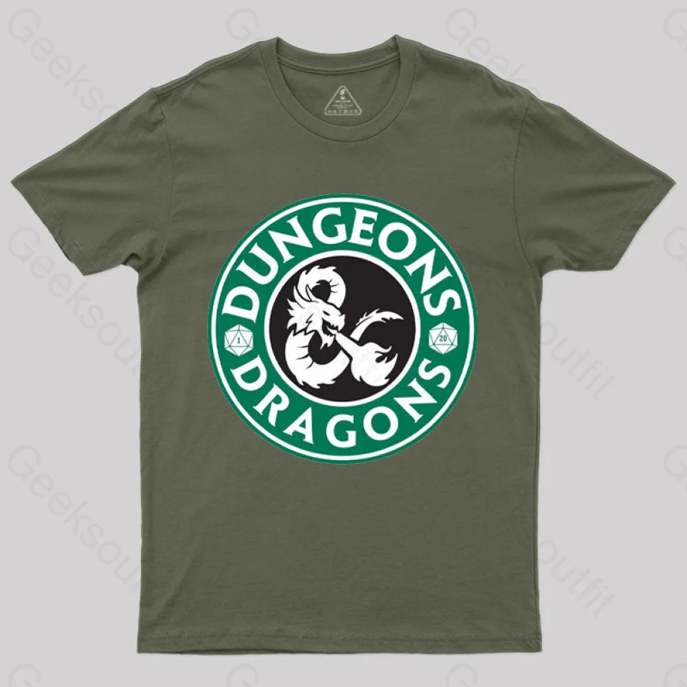 D8D Bucks T-Shirt Army Green / S
