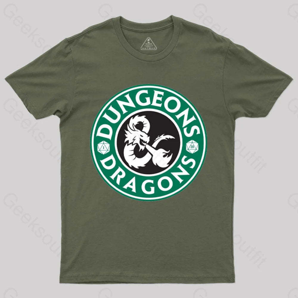 D8D Bucks T-Shirt Army Green / S