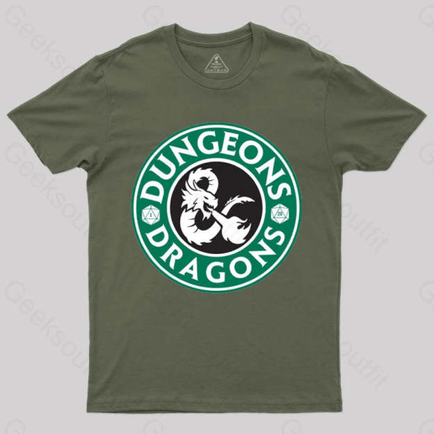 D8D Bucks T-Shirt Army Green / S
