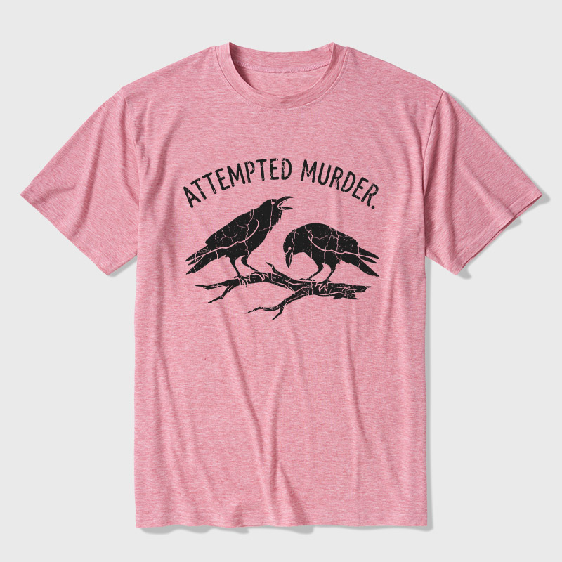 Attempted Murder Ultra Soft Heather Tee