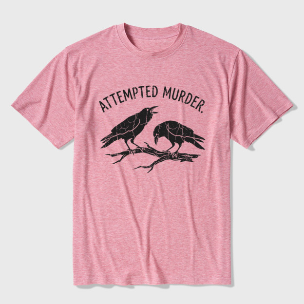 Attempted Murder Ultra Soft Heather Tee