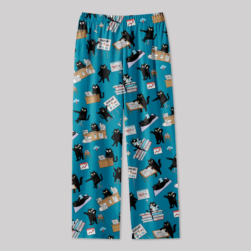 Busy Cat Chronicles Geek Loungewear Pants