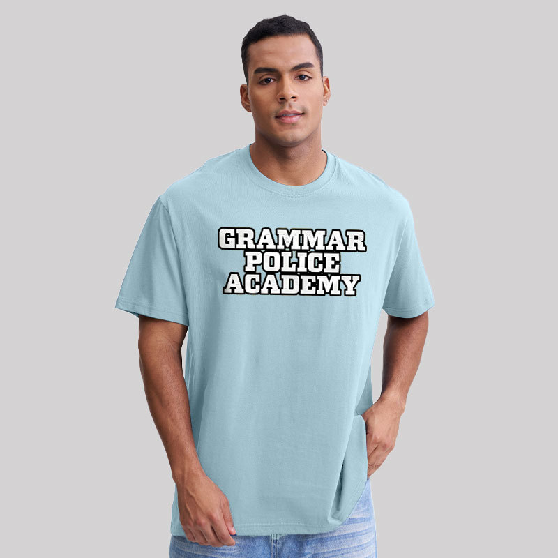 Grammar Police Academy Geek T-Shirt