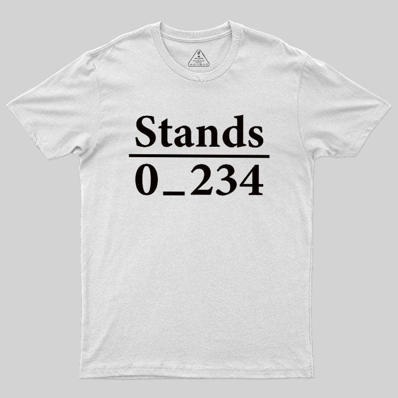 No 1 Under Stand T-shirt