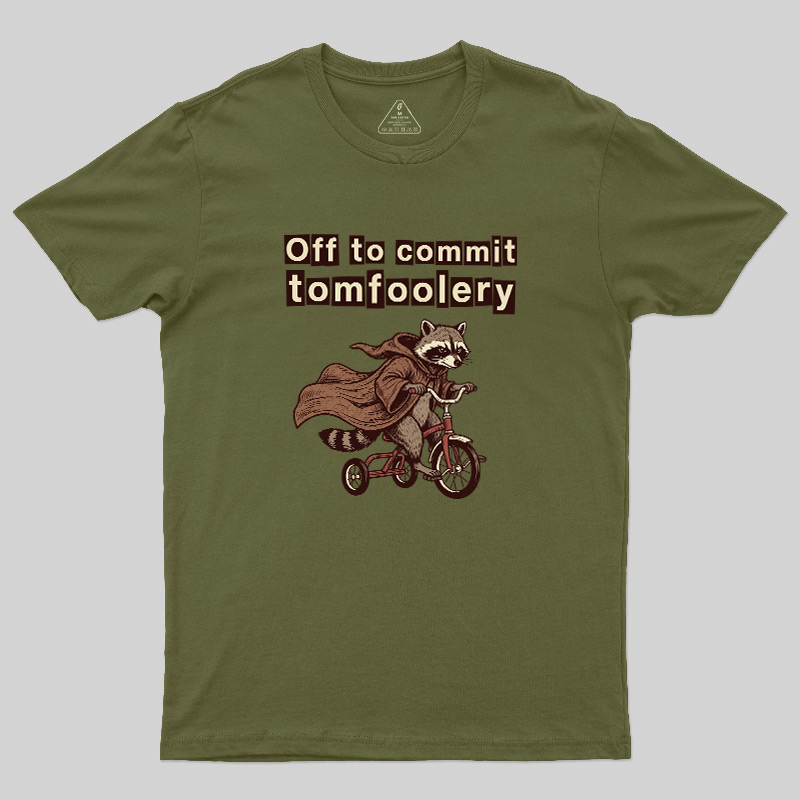 Chaos Raccoon Tomfoolery Geek T-Shirt