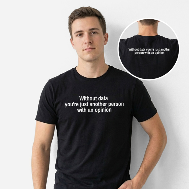 Another Person Without Data Front and Back Printed T-Shirt