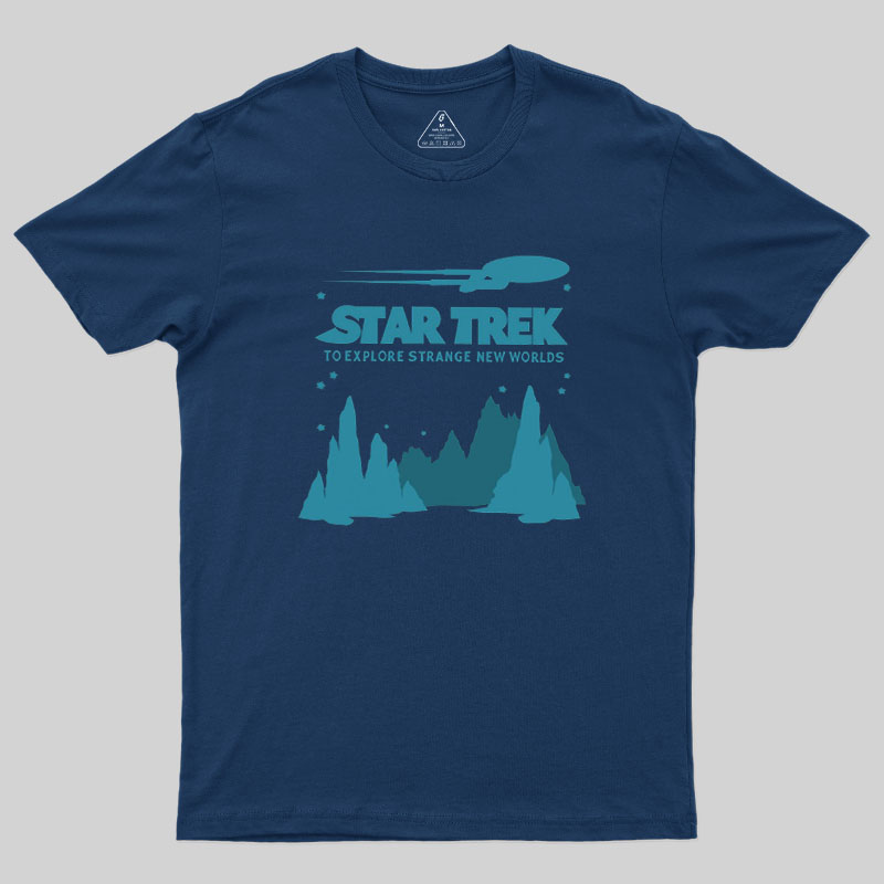 Explore New Worlds Geek T-Shirt