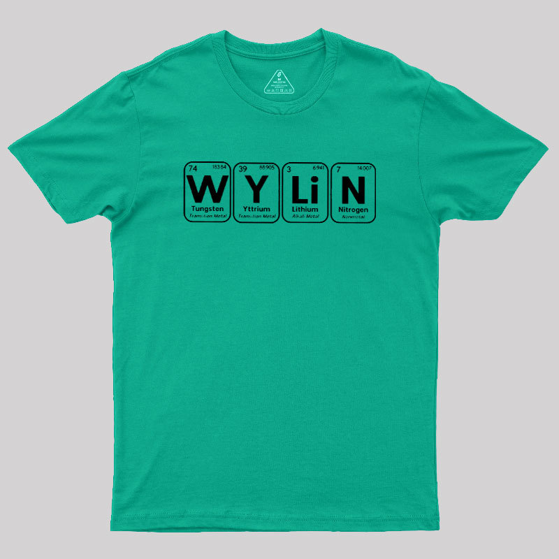 Wylin Periodic Table Geek T-Shirt