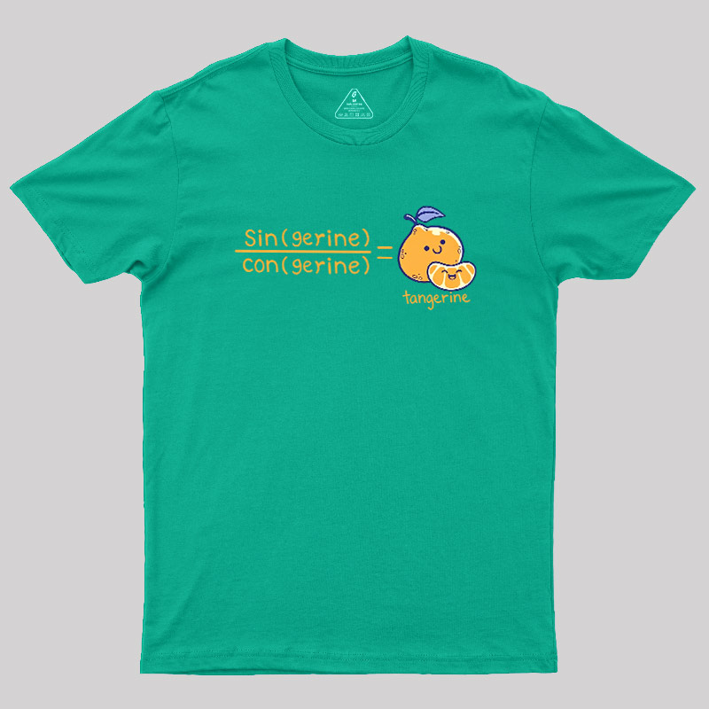 Tangerine Math Pun Geek T-Shirt