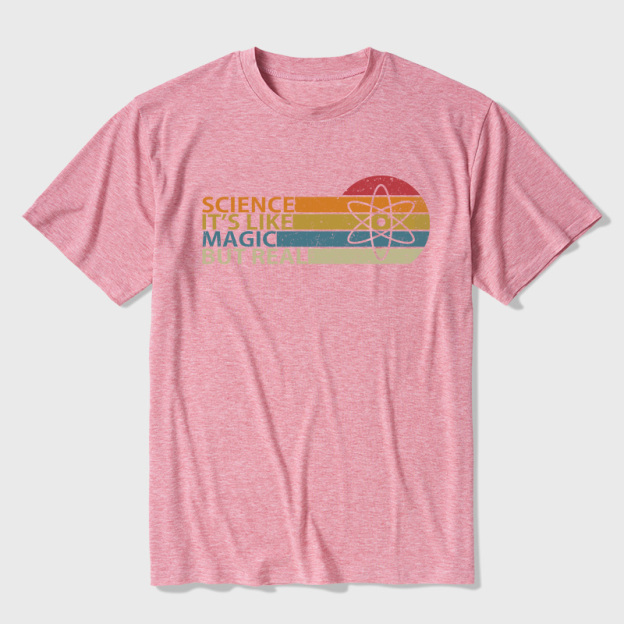 Science It's Like Magic But Real Ultra Soft Heather Tees