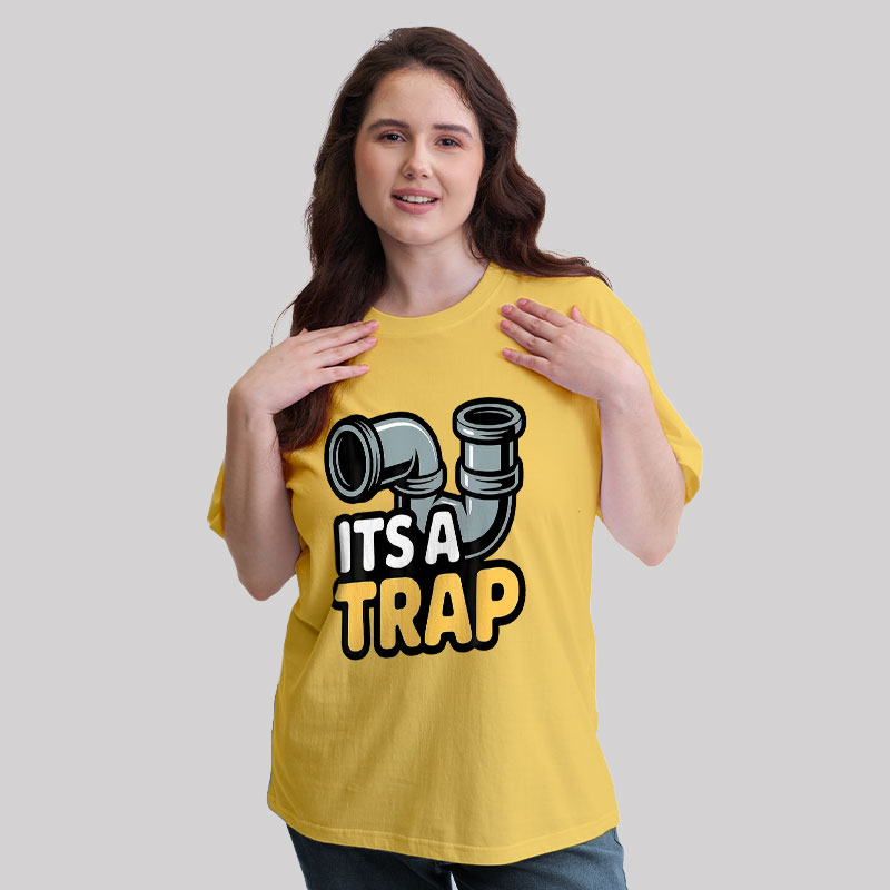 Its A Trap Plumbing Pipes Geek T-Shirt