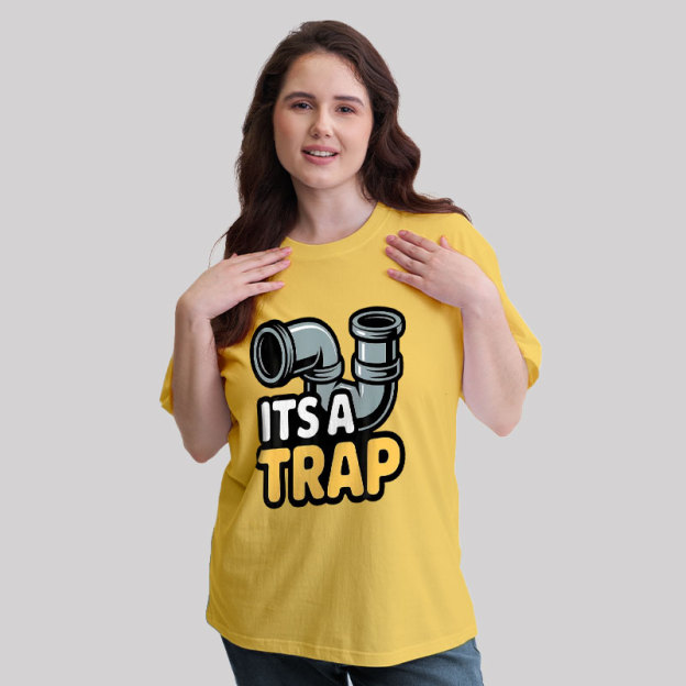 Its A Trap Plumbing Pipes Geek T-Shirt