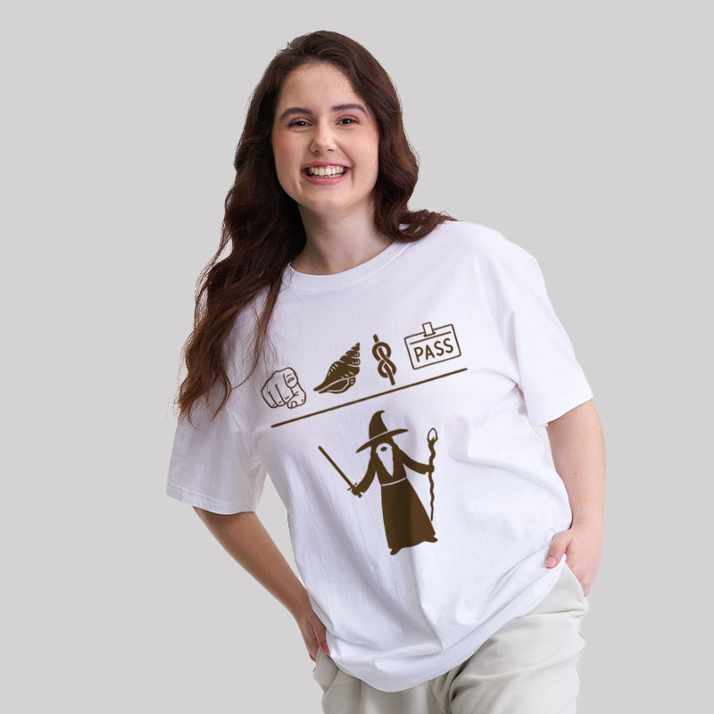Wizard Hieroglyphs Geek T-Shirt