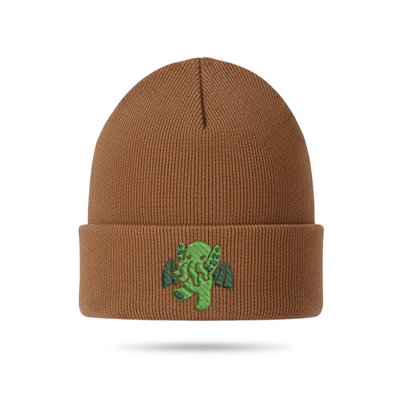Cthulhu Geek Embroidered Beanie