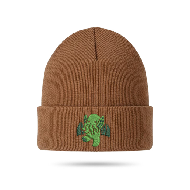Cthulhu Geek Embroidered Beanie