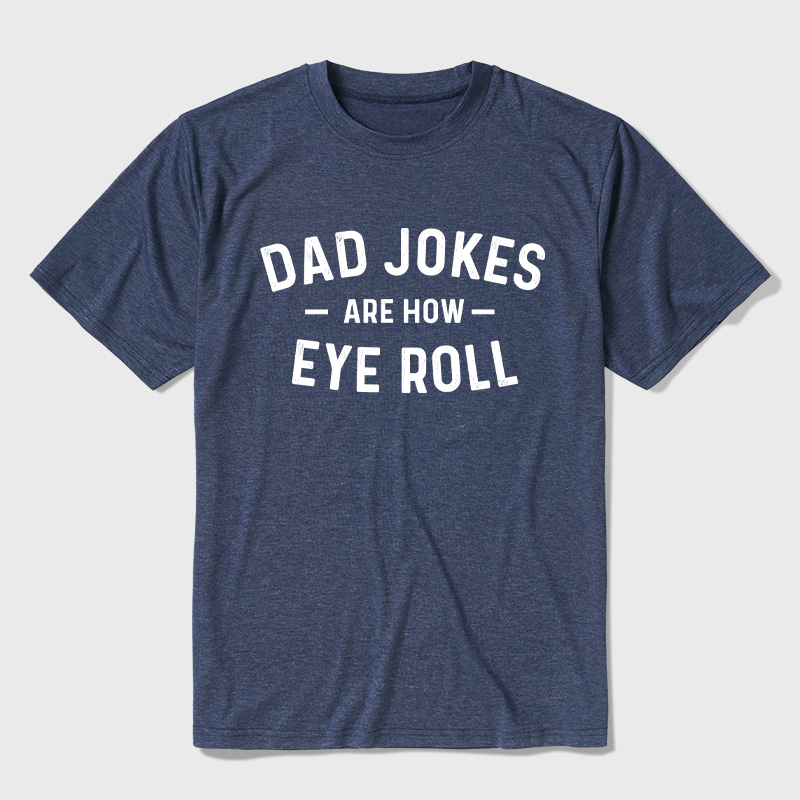 Attitude Towards Dad Jokes Ultra Soft Heather Tee