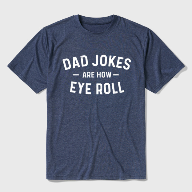 Attitude Towards Dad Jokes Ultra Soft Heather Tee