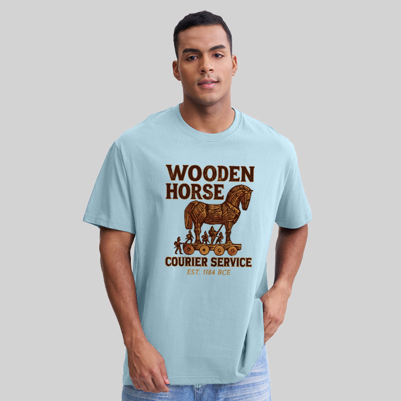 Trojan Courier Geek T-Shirt