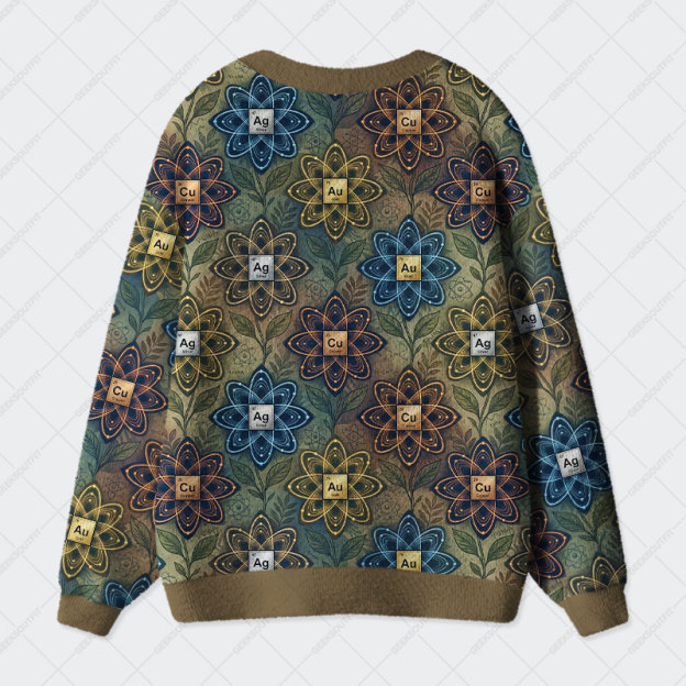 Elemental Garden Geek Ugly Cardigan Sweaters 