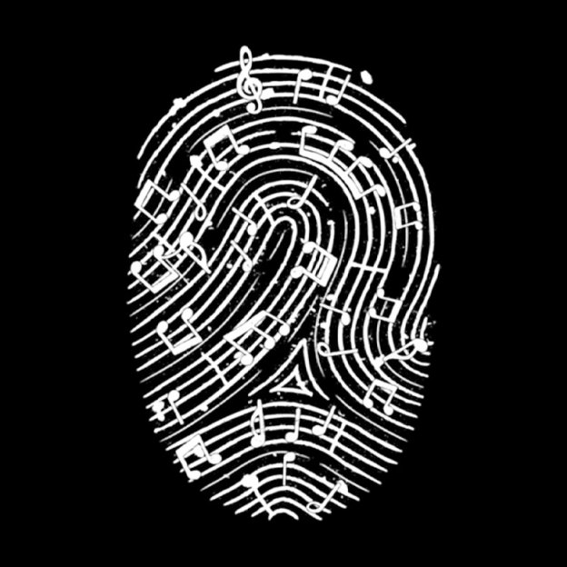 Musical Fingerprint Geek T-Shirt
