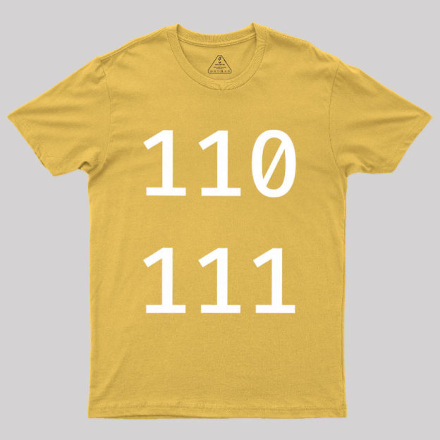 67 Binary Upgrade Geek T-Shirt