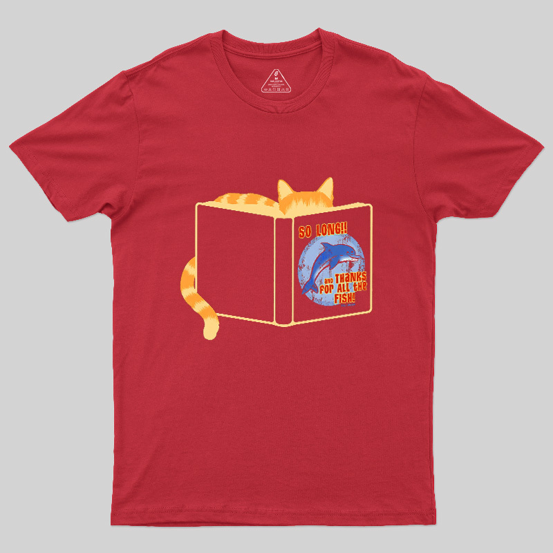 Cat Thanks For The Fish Geek T-Shirt
