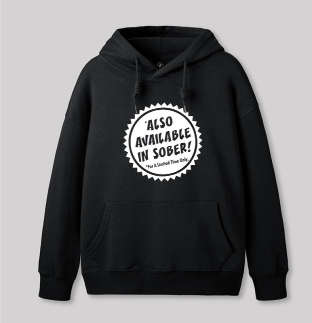 Also Available In Sober Geek Hoodie