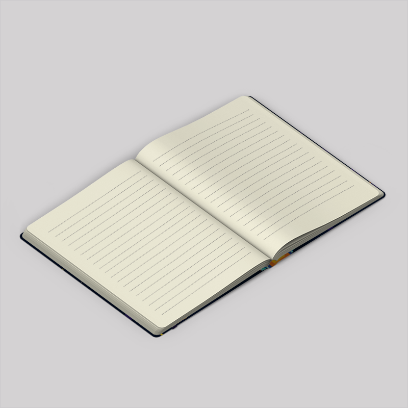 Pixel Style Retro Game Notebook